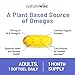 NatureWise Flaxseed Oil 1200 mg, Fish Free Omega 3 6 9 with 720mg ALA, Dietary Supplement for Heart Health Support - Organic, Cold Pressed, Non-GMO - 30 Softgels[1-Month Supply]