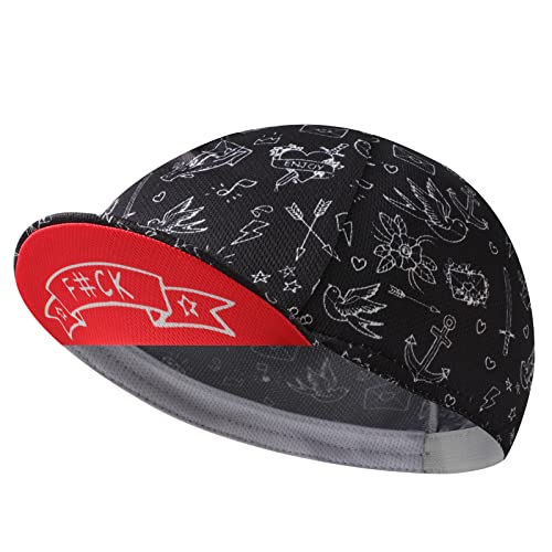 BikingBros Radsport-Mützen für Leichte Fahrradkappe mit-Radsport Kappen für unter den Helm Unisex