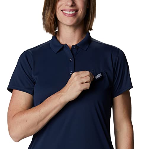 Columbia Women's Tidal Tee Polo Dress, Collegiate Navy, Medium #TOP3