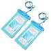 Produktbild Bediffer wasserdichte Handytasche, empfindliche transparente universelle Handyhalterung für Wasseraktivitäten(Blau)