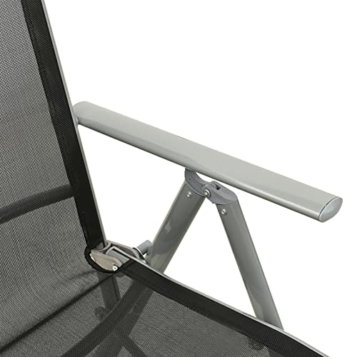 Chaise inclinable d'extérieur ergonomique et durable pour jardin