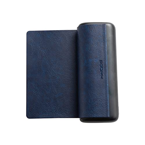 Xioudo 対応アイコスイルマプライム ラップ ケース（対応IQOS ILUMA PRIME ラップカバー)交換可能 PUカバー (ブルー)