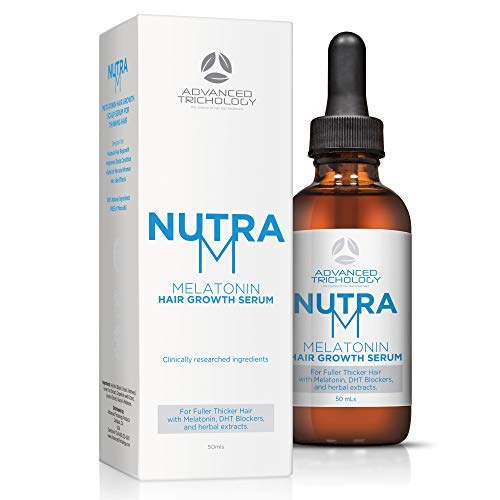 NutraM™ Hair Growth Serum – Dermatologist Tested, Approved* by American Hair Loss Association | Scalp DHT Blocker for Thinning Hair Men and Women, Backed by 20 Years of Hair Regrowth Clinic Experience