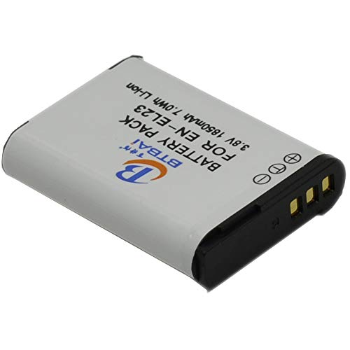 Cargador USB con batería EN-EL23 de alta duración para fotos