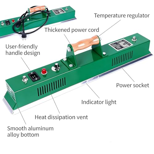 Plancha con temperatura ajustable para manteles de billar de 670mm 7