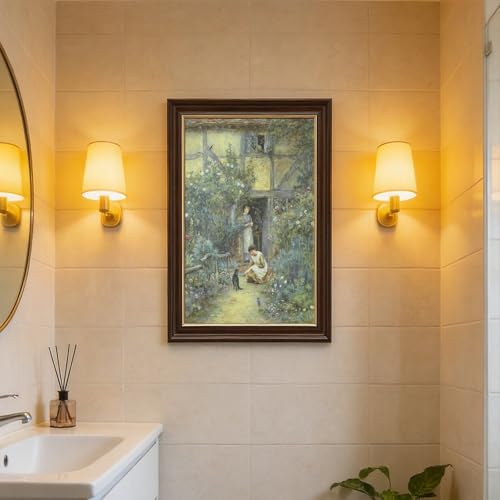 Toile avec chats Helen Allingham grand format pour mur vide - 7