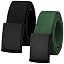 2pk Black Buckle - Black & Olive Green