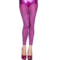 Algopix Similar Product 13 - Music Legs Womens Hot Pink Leopard