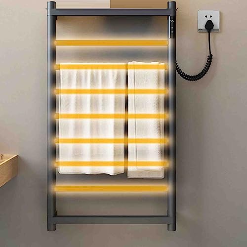 Toallero calefactor eléctrico de pared para mantener el baño cálido y seco 3