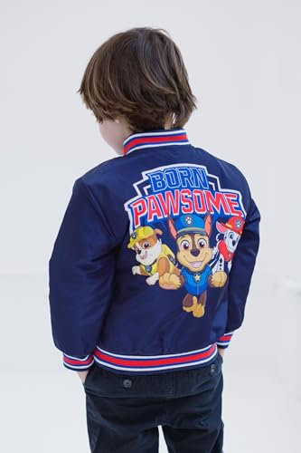 Paw Patrol Zip Up Varsity Bomber Jacket Toddler to Little Kid Sizes (2T - 7-8)4