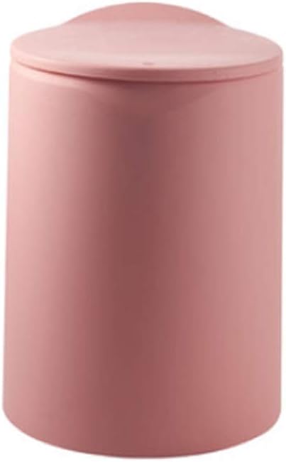 YXD Trash can Trash Can Creative with Cover Small Living Room Kitchen Bedroom Desk Storage Bin Waste Bin with Push Lid Bathroom Kitchen Rubbish bin (Color : Pink, Size : 12L/3.1 gallons)
