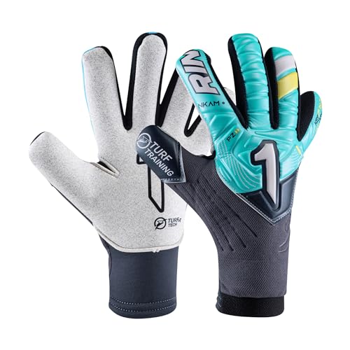 Rinat Guantes de Portero de Fútbol NKAM Training Junior Verde Agua Unisex Talla 6