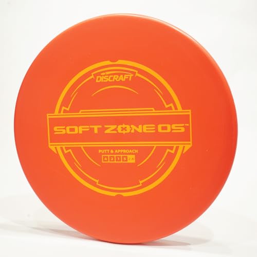 Discraft Putter Line Soft Zone OS Disc Golf Putter & Approach Disc, Pick Color/Weight [Stamp & Exact Color May Vary] Red 170-172 Grams