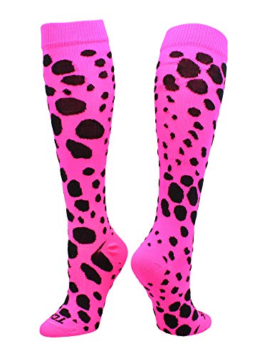 Krazisox - Leopard Over the Calf Socks