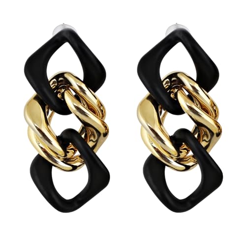 Twisted Knot Dangle Earrings Blue