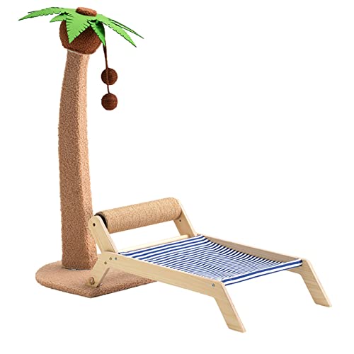 Cadeira de Praia para Gatos, Cama de Praia para Gatinhos Com Capacidade Forte para o Verão, Base Est