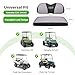 10L0L Golf Cart Seat Covers Universal for Yamaha G29 Drive2 Club Car Precedent Tempo Standard Front Seats, Breathable Mesh Bench Seat Cover, No Drilling Seat Cushion - All-Season Comfort