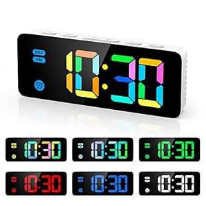 Oria WA126 LED Digitaler Wecker 5,5 Zoll