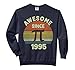 28th Birthday Pi Day Awesome Since 3.14.1995 14 March Comfort Colors Adult Sweatshirt