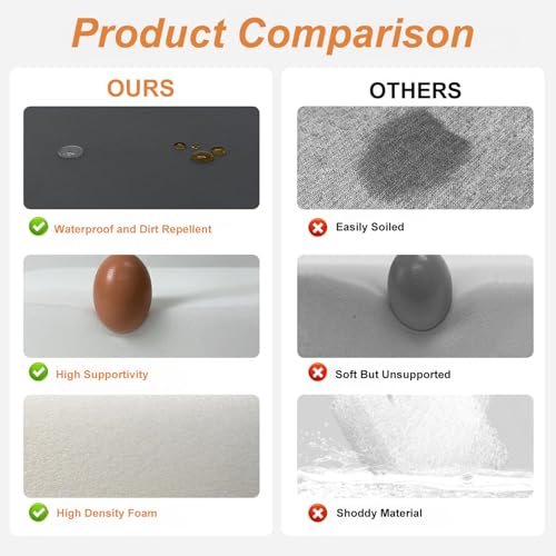 Sitzerhöhung Stuhl Kind,PU Waschbar Zerlegbar 10cm Sitzerhöhung Kinder,Sitzkissen Kinder Mit 2 Verstärkungsbändern,Rutschfester Für Reisen,Haus,Schule,Camping(Grau)