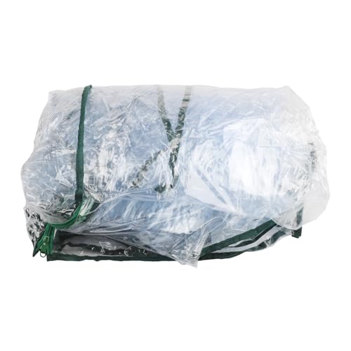 Cubierta de invernadero de PVC con puerta enrollable para jardín 5