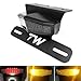 WEIXINRACING Tail Tidy Fit for TW200 TW 200 1989 to 2024 Motorcycle License Plate Bracket Holder Motorcycle Fender Eliminator with LED Turn Signal Light, Smoke