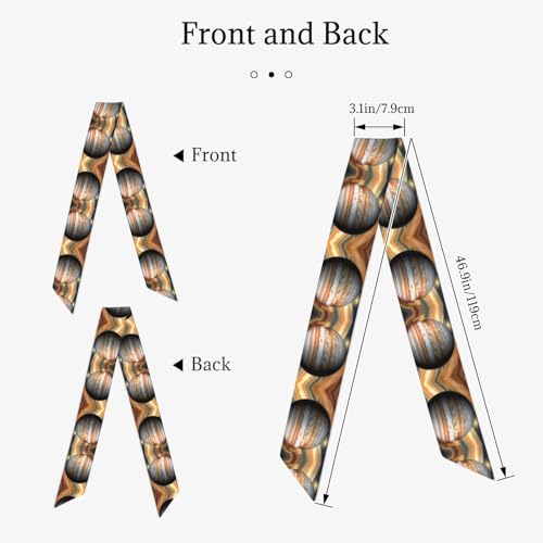 TVGPYBXF Jupiter Landscape Women\'S Fashion Scarf. A Versatile And Stylish Accessory For All Seasons, Perfect For Layering And Gifting.