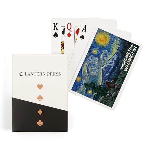 Lantern Press Baraja Póker Snoqualmie Pass 52 Cartas