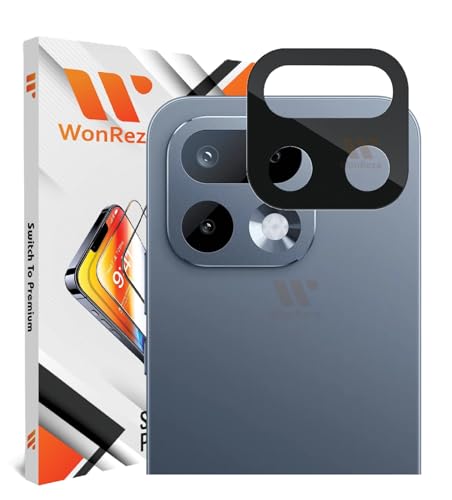 Image of Pack 1- Back Camera Glass Protector for Realme 16 Pro 5G [3D Premium] Camera Glass Protector (Black)