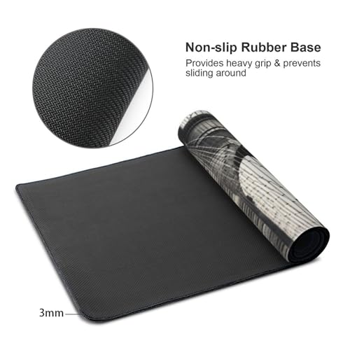 Tapis de souris de jeu grand format résistant à l'eau pour PC - 4