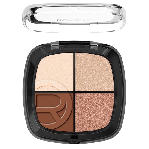 L'Oréal Paris Rendez-Vous Couleur - Palette 4 Ombres Multi-Usages Yeux & Joues - Texture Fondante & Couleurs Modulables - Miroir Intégré - Teinte : Summer...