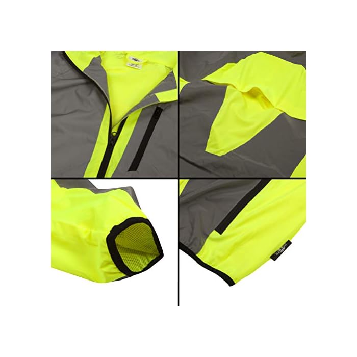BTR Hi Vis Reflective Cycling & Running Jacket. - Image 7