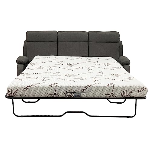 RecPro 80" RV Hide A Bed Loveseat | Memory Foam Mattress | Pull Out Couch | RV Furniture | Loveseat | Living Room (Slideout) Furniture - Image 5