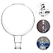 SEWCHICS Round Bottom Single Neck Boiling Flask 1000Ml Laboratory Glassware Distillation Reflux Flask for Scientific and Industrial Lab Use