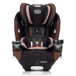 Evenflo EveryFit/All4One 3-in-1 Convertible Car Seat w/Quick Clean Cover (Belmont Brown)
