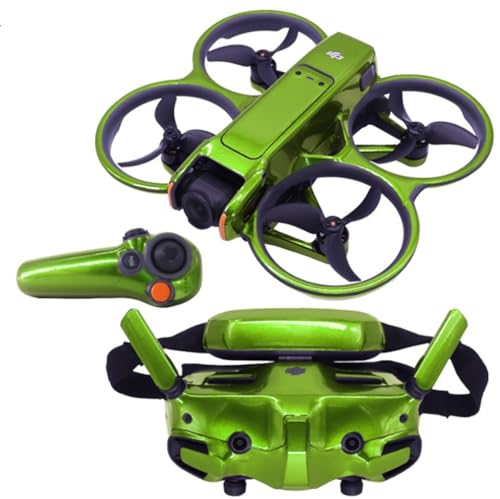 For DJI Avata 2�h���[���{�̃A�N�Z�T���[�X�e�b�J�[ �X�L���V�[��for Goggles 3���K�l�X�e�b�J�[�Z�b�g (�O���[��)