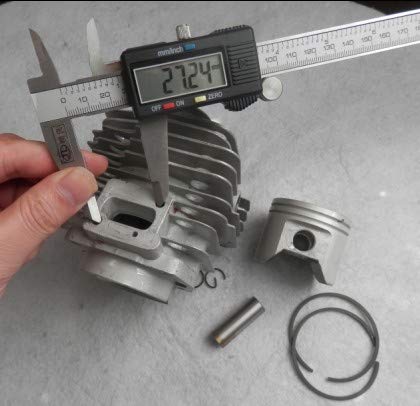 Kit cylindre chromé pour tarière 71 cm³ augmentant la compression du moteur 2 temps - 5