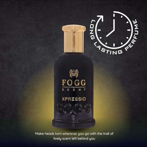 Fogg Scent Xpressio Perfume for Men, Long-Lasting, Fresh & Powerful Fragrance, Eau De Parfum, 100ml