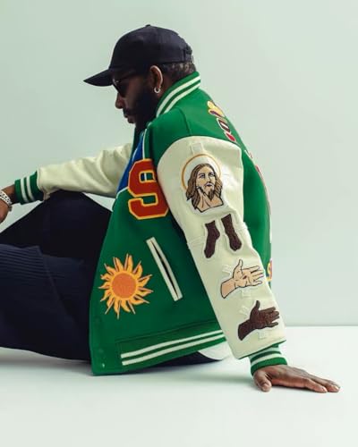 Arnodefrance Men Saint Savior Graphic Print Varsity Jacket Vintage Baseball Jackets streetwear Coats4