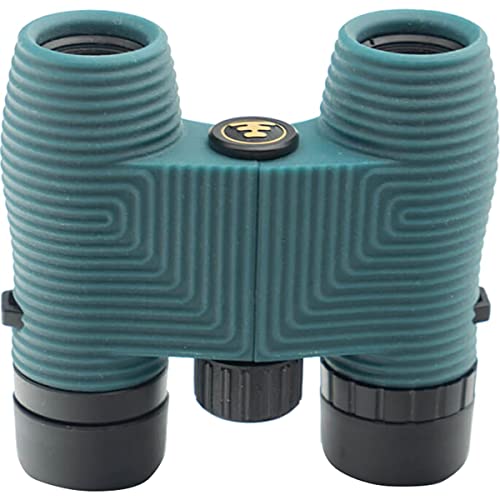 Image of Nocs Provisions Standard Issue 10x25 Waterproof Binoculars | Lightweight, Compact, 10x Magnification, Wide View, Multi-Coated Lenses for Bird Watching, Hiking, Camping, and Outdoor Activities - Blue