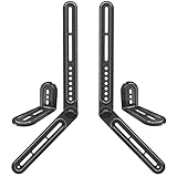 Mounting Dream Soundbar Mount Fits Most Sound Bars Up to 15 lbs, Mounting Soundbar Above or Under TV, Sound Bar Mounting Brackets for TV, Sound Bar Mount with Detachable Extension Plates MD5422