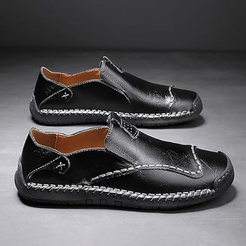 Mocasines slip on ultraligeros con tejido transpirable para hombre en color caqui diario 2