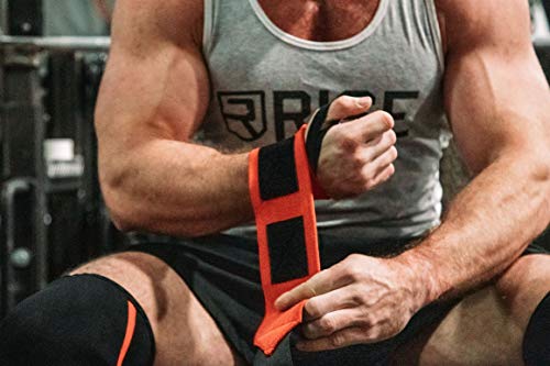 Iron Ape Extra Stiff 18" Wrist Wraps. New Versatile Twin Thumb Loop Design For Powerlifting, Strongman, Weightlifting, And Bodybuilding. Weightlifting Wrist Support For Men And Women #TOP7