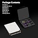 AMAZEAR ND Filter Kit für DJI Osmo Pocket 3 Zubehör (1/4 Black Mist/CPL / ND16 / ND64 / ND256) Reise Vlog Filter Kit für DJI Pocket 3