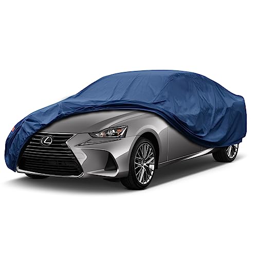 Image of Kaugung Heavy Duty Car Cover Custom Fit Lexus IS300 IS200 IS350 (2005-2025), Waterproof All Weather Resistant Outdoor Sun Rain Dust Protection with Anti-Theft Lock.(USA Warehouse,Within 3-7 Days)