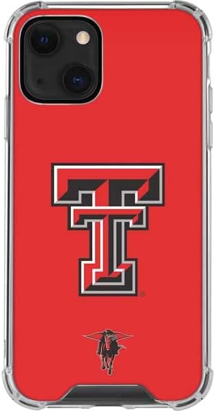 Skinit Clear Phone Case Compatible with iPhone 13 - Officially Licensed Texas Tech University Red Raiders Design