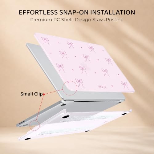 Image of MOCA Case Compatible with MacBook Air 13 inch M5 M4 M3 M2 2026-2022 Hardshell Cover for MacBook Air 13.6, A3449 A3240 A3113 A268