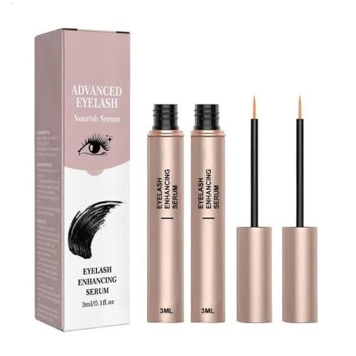 UK Lash Growth 2Pcs Nourishing Eyelash Growth Enhancer Advanced Eyelash Nourish for Fuller Longer Looking Lashes