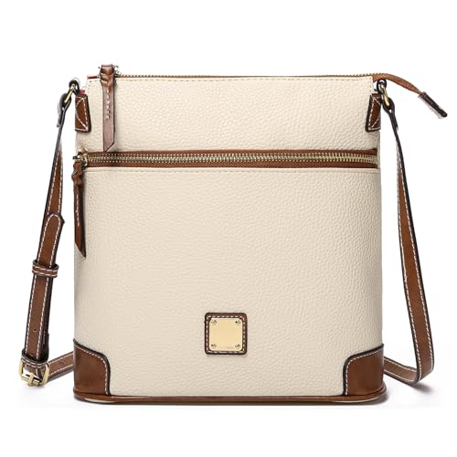 GAEKEAO Crossbody Bags for Women Multi Zipper Pockets Shoulder Handbags Lightweight Medium Travel Purse