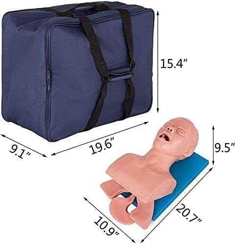 Simulatore di addestramento del manichino di intubazione, strumento educativo medico adulto del PVC per gli operatori sanitari